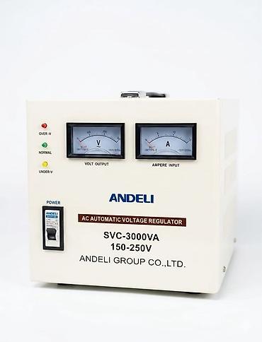 işlənmiş stabilizatorlar: ANDELI SVC-3000VA 150w/220w avtomatik gərginlik stabilizatoru - — 1