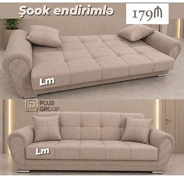 mdf material: Çevrilə bilən divan – Plus Group - Rəng: bej - Mexanizm — 1