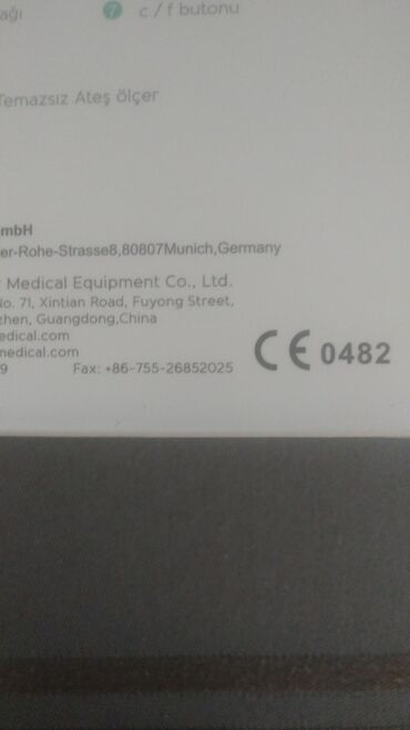 Termometrlər: İnfrared təmassızTermometr.Life Net Alman şirkətinin istehsalı,satış — 5
