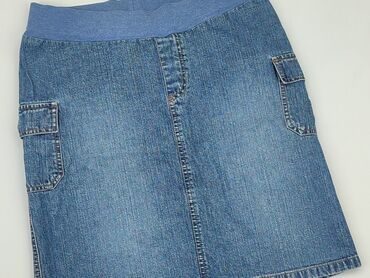 niebieska spódnice w kratke: Spódnica, XS, stan - Bardzo dobry