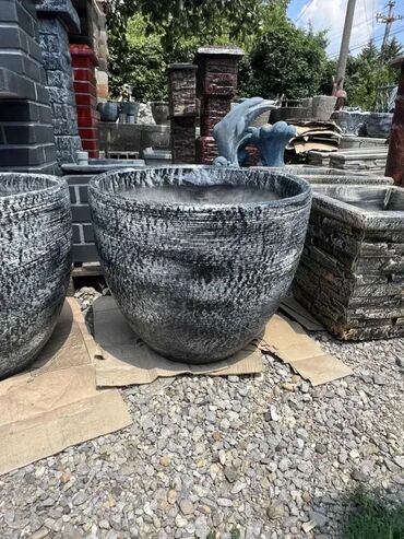 Baštenska dekoracija: Zardinjere Blue stone najveci izbor modela — 9