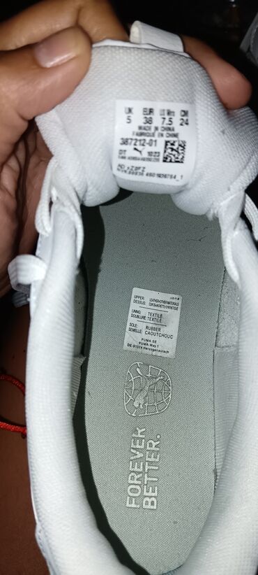 Women's Sneakers and athletic shoes: Puma ženske patike – bele kožne sneakers - Model sa podignutim — 7