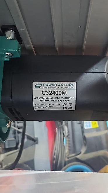 Пилы: Мощная торцовочная пила POWER ACTION CS2400M, предназначенная для — 5