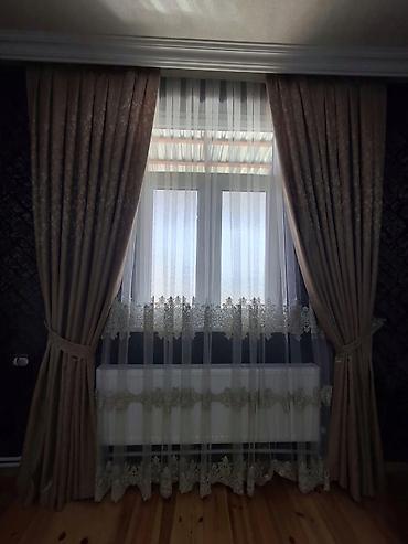 ucuz tül perde: Pərdə dəstdir,istəyən olsa ayrılıqda da satılır.Dekorların eni 1m — 1