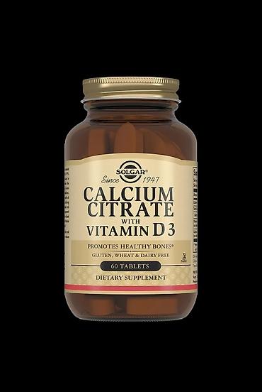 Solgar Calcium Citrate with Vitamin D3 – 60 tablet. - Tərkib: Kalsium lalafo.az -da Solgar Calcium Citrate with Vitamin D3 – 60 tablet. - Tərkib: Kalsium