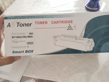 Printerlər: Kartic yeni ağzı açılmayıb 25 manata. PH Lazer 107 A, hp canon