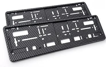 tent parca satisi: Nömrə qabı Avtomobil üçün qalın pvc materialından olan karbon nömrə — 1