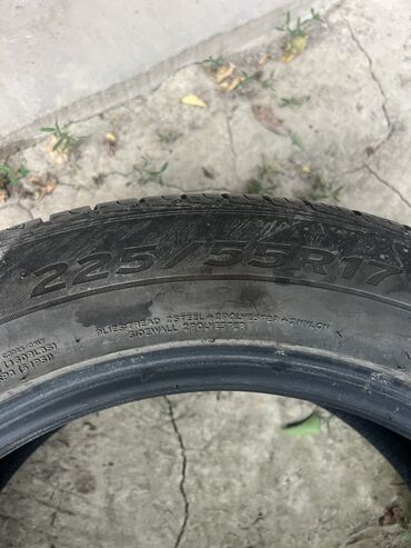 Шины: Шины 225 / 55 / R 17, Лето, Б/у, Комплект, Легковые, Корея