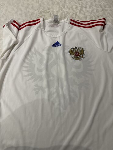 футболка белый: Мужская футболка, 2XL (EU 44), Adidas, Новый, цвет - Белый