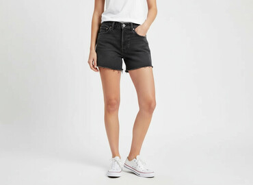 krótkie spodenki z wysokim stanem gdzie kupić: Vintage Denim, Shorts for women, size XS