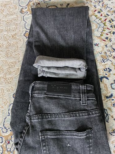 джинсы подростковые: Прямые, Средняя талия