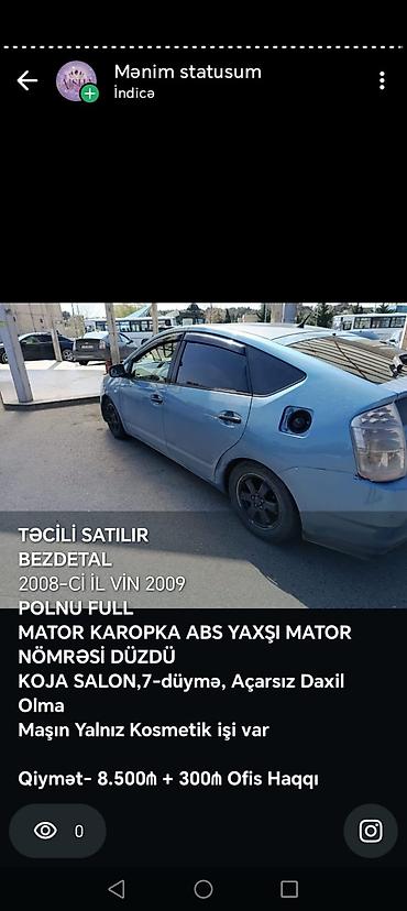 toyota r18: Toyota Prius (II nəsil) hibrid hetçbek - Kuzov: 5 qapılı hetçbek — 5