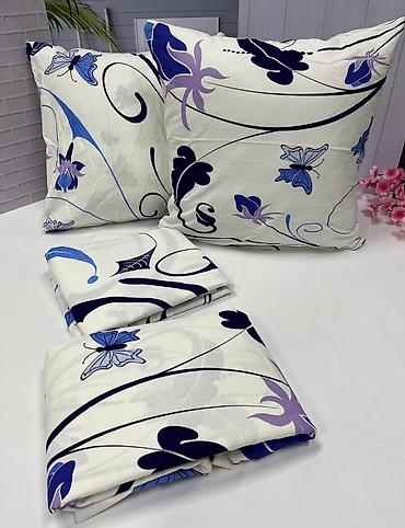 Комплекты постельного белья: Постельное бельё 100% хлопок, постельное бельё, нш адрес Боконбаево на — 7