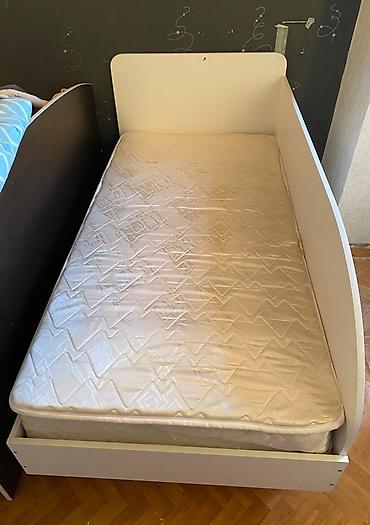 Продается для ребенка кровать с бортом и матрасом 160х90 at lalafo.kg Продается для ребенка кровать с бортом и матрасом 160х90