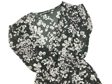 czarne bluzki z krótkim rękawem reserved: Women's blouse, Atmosphere, Size M (EU 38)