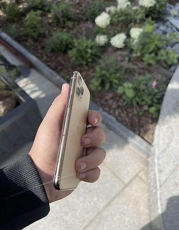Уюлдук телефондор жана аксессуарлар: IPhone 11 Pro, Колдонулган, 256 ГБ, Алтын, Заряддоочу түзүлүш, Коргоочу айнек, 92 % — 2