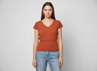 hm koszulka lniana: Women`s T-shirt, size S