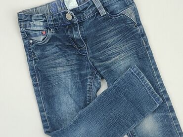 versace jeans klapki: Spodnie jeansowe, Palomino, 3-4 lat, 98/104, stan - Dobry