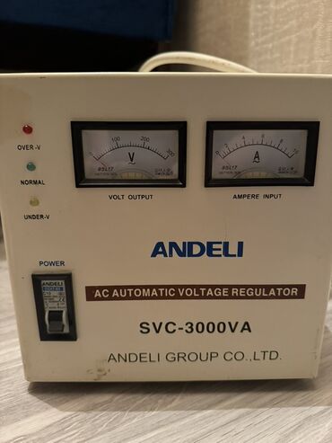 tamet daşlar: ANDELI SVC-3000VA – AC Avtomatik Gərginlik Tənzimləyicisi