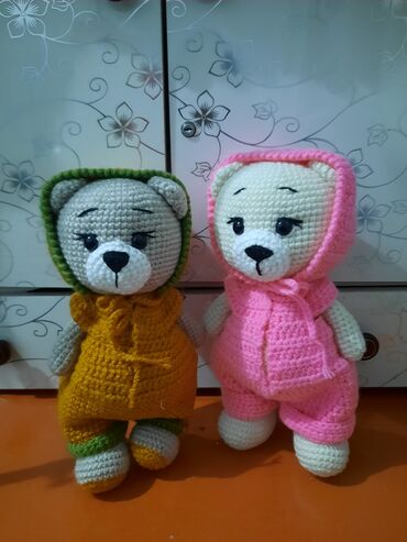 Игрушки: В продаже экологически чистые вязаные игрушки, ручная работа,качество — 10