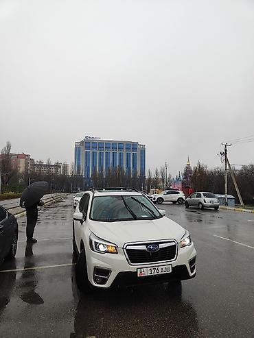 gorent: Аренда авто в Бишкеке — Subaru Forester (белый кроссовер) От 3 дней — 4