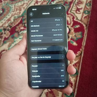 iphon se: IPhone 14 Pro, 256 GB, Deep Purple, Face ID — 2