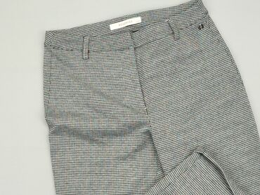 eleganckie bluzki do czarnych spodni: Material trousers, Reserved, XS (EU 34), condition - Very good