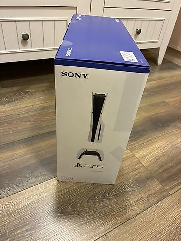 plestation 5: Ps5 slim 1TB teze, 1299AZN çoz az qalib, 3ay zemanet verilir! — 3
