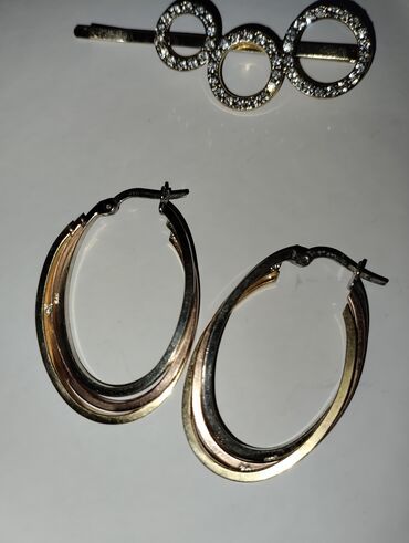 guess ogrlice nova kolekcija: Hoop earrings, Material: Silver