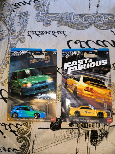 Oyuncaqlar: Hotwheels fast furious seriyasi Tep tezediler acilmayib