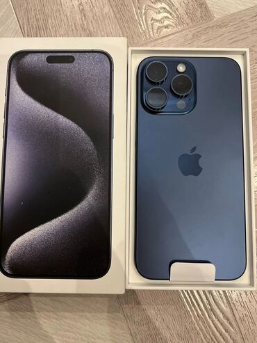 Apple iPhone: IPhone 15 Pro Max, 128 GB, Desert Titanium, Zəmanət