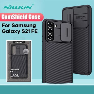 samsung a52 case: Samsung S21 FE Nillkin CamShield case yenidir