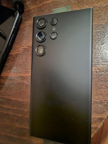 komputer desti: Samsung Galaxy S23 Ultra üçün arxa qapaq (mat qara) və ekran qoruyucu — 1