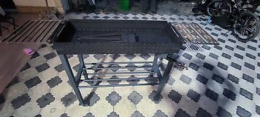 setkalar: Metallik manqal və qril kombinasiyası - Material: qalın metaldan — 3