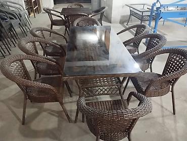 Комплекты садовой мебели: Комплект садовой мебели, Стол, Ротанг — 21