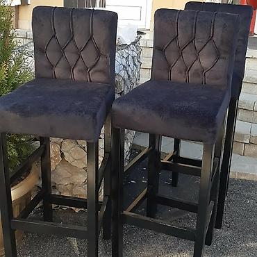 Stilske stolice: Barske stolice sa naslonom - Model: barske stolice sa visokim — 6