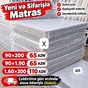Məhsullar: 1) Matras - Yeni və sifarişlə hazırlanır - Rahat yuxu lalafo.az -da Məhsullar: 1) Matras - Yeni və sifarişlə hazırlanır - Rahat yuxu