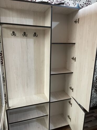шкаф для одежды и обуви в прихожую: Шкаф-прихожая, Новый, С зеркалом