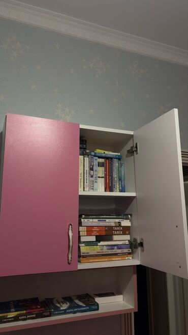 Uşaq və gənc otağı üçün dəstlər: Oğlan və qız üçün, İşlənmiş, Dolab, Yazı masası — 9