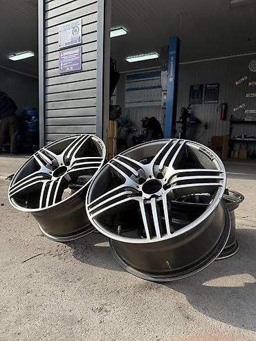 диски 17 садор: Литые Диски R 18 AMG, Комплект, отверстий - 5, Б/у — 4