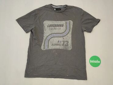 Koszulki: Podkoszulka, L (EU 40), wzór - Print, kolor - Brązowy, Reserved