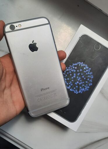 iphone xr azerbaycan: IPhone 6, 32 GB, Gümüşü, Zəmanət, Barmaq izi, Sənədlərlə