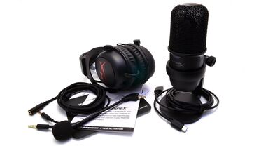 Колонки для ПК и ноутбуков: HyperX Streamer Starter Pack СОДЕРЖАНИЕ: Комплект поставки Наушники — 3