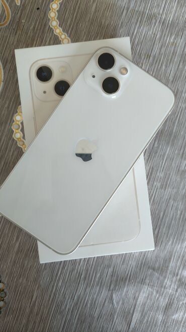 iphone 14 pro 128 qiymeti: IPhone 13, 128 ГБ, Белый, Отпечаток пальца, Face ID