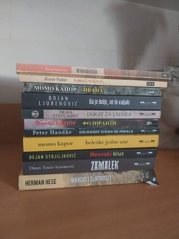 Knjige i stripovi: Prodajem 11 pažljivo čuvanih knjiga domaćih i stranih autora - — 1