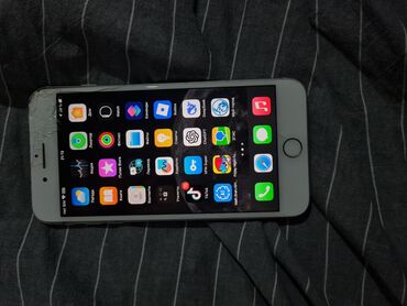старые телефон: IPhone 8 Plus, Колдонулган, 256 ГБ, Ак, 70 %