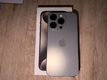 iphone 15 pro replika: IPhone 15 Pro, 128 GB, Natural Titanium, Sənədlərlə — 1