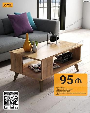LA Mini jurnal masası - Model/kod: 2421 - Ölçülər: Dərinlik 60 sm × lalafo.az -da LA Mini jurnal masası - Model/kod: 2421 - Ölçülər: Dərinlik 60 sm ×