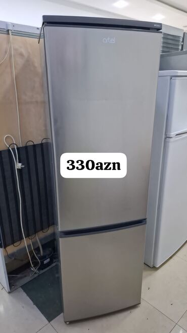 Plitələr və bişirmə panelləri: 2 qapılı Artel Soyuducu Satılır, rəng - Boz