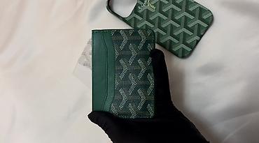 Portmone, pulqabıları: Məhsul: Kartlıq və telefon qabı dəsti - Modellər: Goyard üslublu — 3